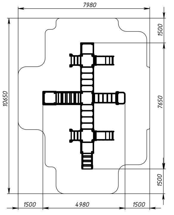 Королевство (Коты) - ДИК 1.15.05-21 - Игровой комплекс H=750