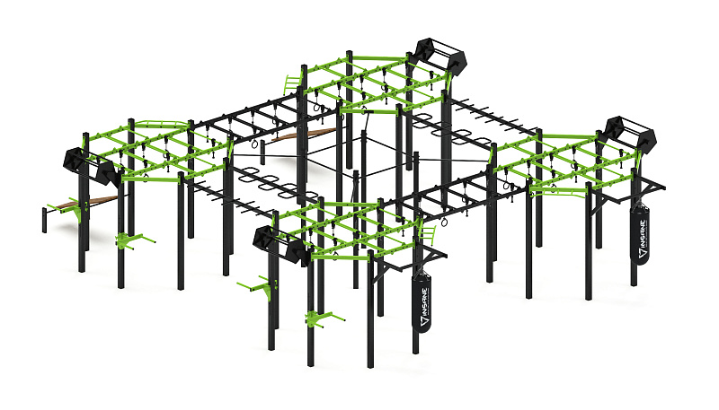 Многофункциональный спортивный комплекс (зеленый) МК 100.02-02