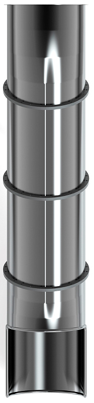 Горка 1500 нержавеющая сталь SNTP 1500.764