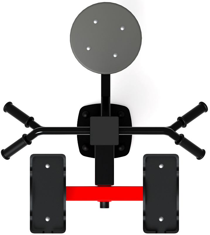 Степ+Твистер (красный) - Уличный тренажер - СТ 019-11