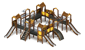 Остров детства (ЭКО) - ДИК 2.01.8.01-02 - Игровой комплекс H=1200