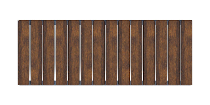 Скамья - МФ 42.02.03 (Темный дуб) Г:580  (под анкера)