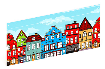 Город - Ограждение из фанеры и бруса - МФ 90.01.01-01