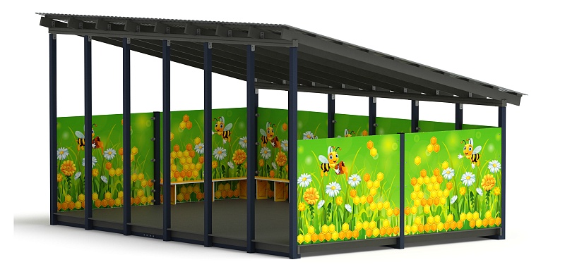 Теневой навес (Пчёлка) - МФ 71.6.4-05