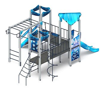 Волшебный город (Снежная королева) - ДИК 2.19.02-02 - Игровой комплекс Н=1200