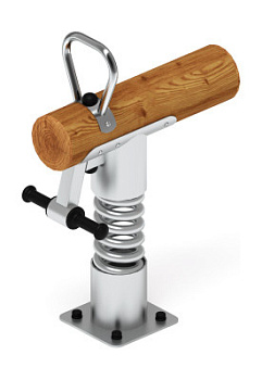 Качалка на пружине (Лиственница темный) ИО 22.24.03-Л.И1.01