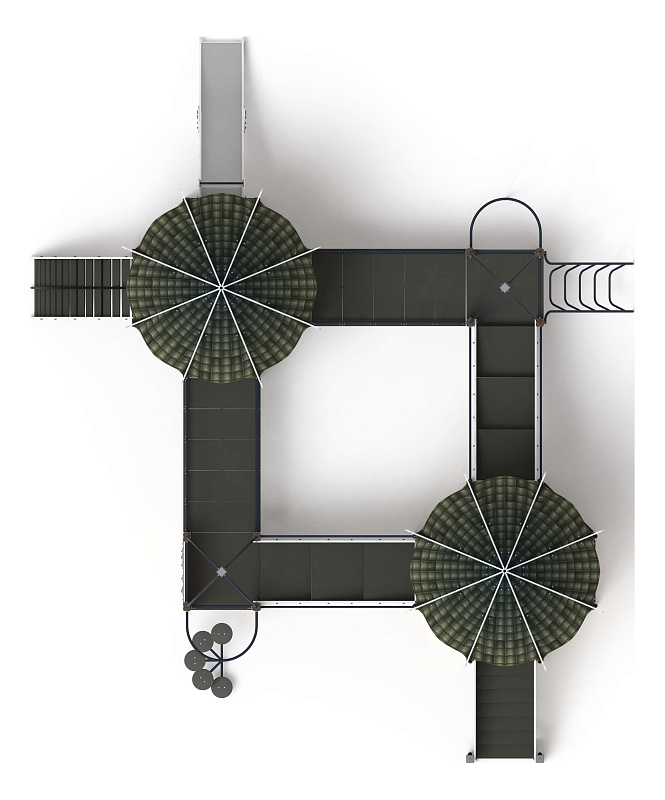 Карнавал (Шанхай) - ДИК 2.22.06-02 - Игровой комплекс H=1200