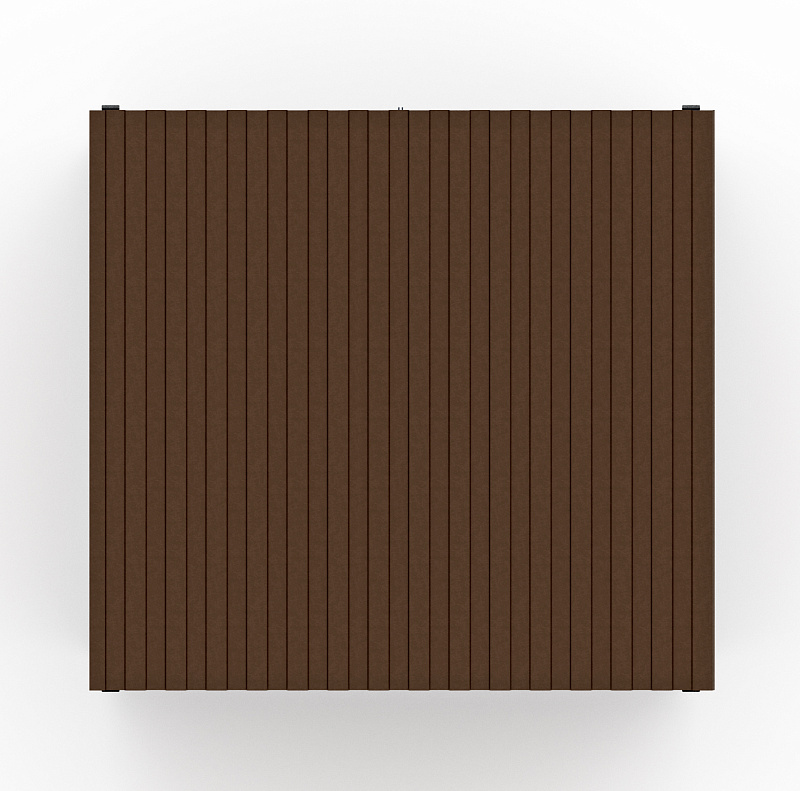 Навес контейнерной площадки для мусора (1 секция) МФ 55.02.02.1-02