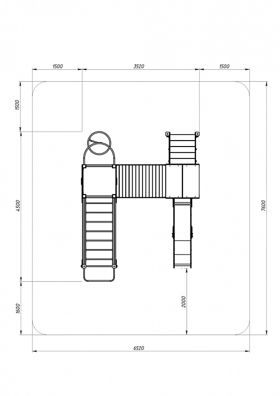 Рада (ЭКО) - ДИК 2.01.2.03-02 - Игровой комплекс H=1200