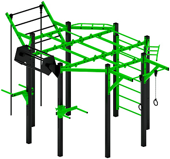 Многофункциональный спортивный комплекс (зеленый) МК 100.01-02