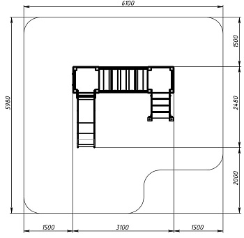 Королевство (Коты) - ДИК 1.15.07-21 - Игровой комплекс H=900
