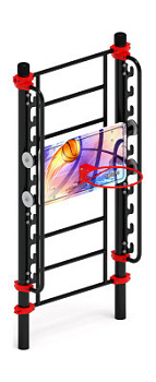 Баскетбольный щит переменной высоты