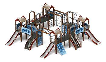 Остров детства (Алтай) - ДИК 2.01.8.01-04 - Игровой комплекс H=1200