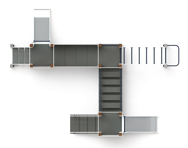 Королевство (Коты) - ДИК 1.15.08-11 - Игровой комплекс H=750