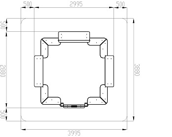 Песочный дворик Теремок (Ракушки) - ИО 6.01.04-01