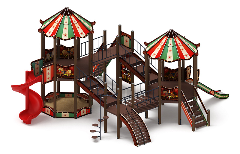 Карнавал (Шапито) - ДИК 2.22.04-01.И1 - Игровой комплекс H=1200 H=2000