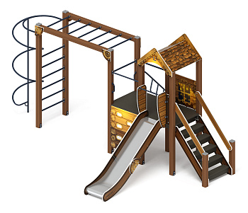 Играйте с нами (ЭКО) - ДИК 2.01.1.08-02 - Игровой комплекс H=1200