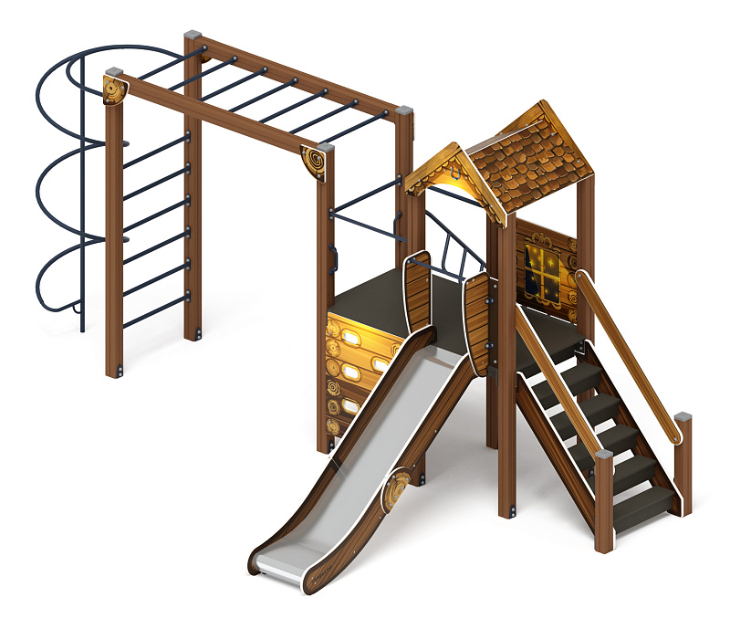 Играйте с нами (ЭКО) - ДИК 2.01.1.08-02 - Игровой комплекс H=1200