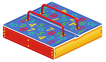 Песочница с крышкой средняя (Арифметика) - ИО 5.01.11-03