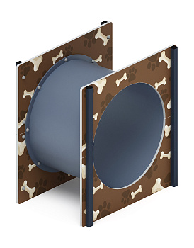 Тоннель для собак ПДС 011.1-01