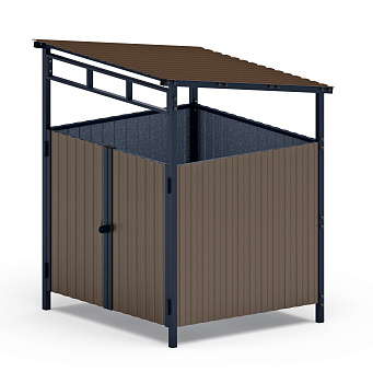 Навес контейнерной площадки для мусора (1 секция) МФ 55.02.02.1-02