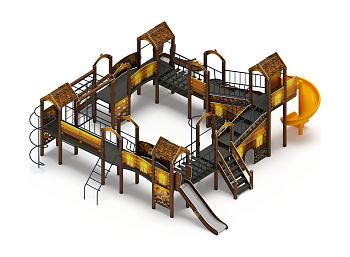 Остров детства (ЭКО) - ДИК 2.01.8.02-12.И1 - Игровой комплекс H=1200 H=2000