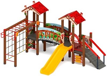 В гостях у сказки горка пластиковая Н 900 ДИК 1.05.01-26