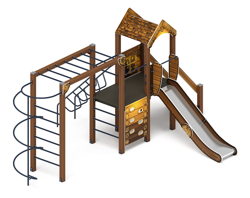 Играйте с нами (ЭКО) - ДИК 2.01.1.08-02 - Игровой комплекс H=1200