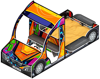 Песочница  Грузовичек (маскарад) ИО 5.03.03-11