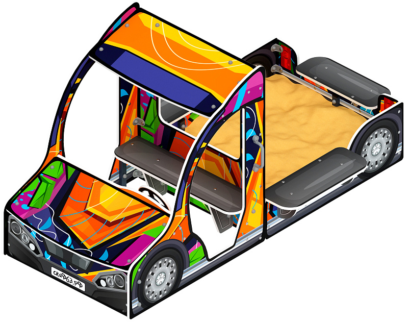 Песочница  Грузовичек (маскарад) ИО 5.03.03-11