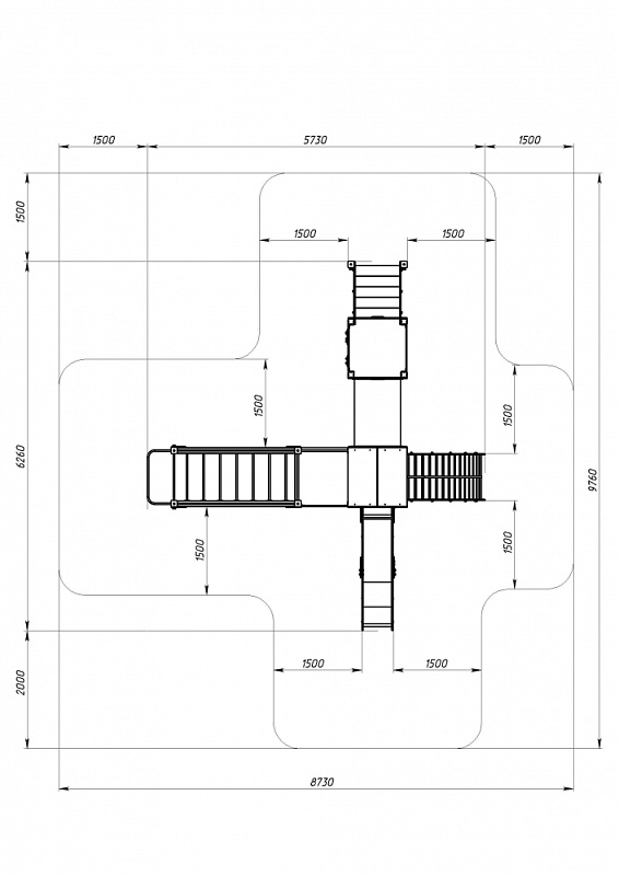 Рада (Город) - ДИК 2.01.2.08-21 - Игровой комплекс H=1200
