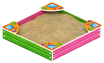 Песочница средняя Лукоморье (Ракушки) - ИО 5.25.01-01