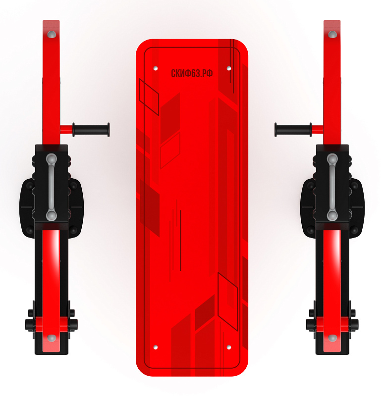 Жим лежа (красный) - Уличный тренажер - СТ 026-11.П