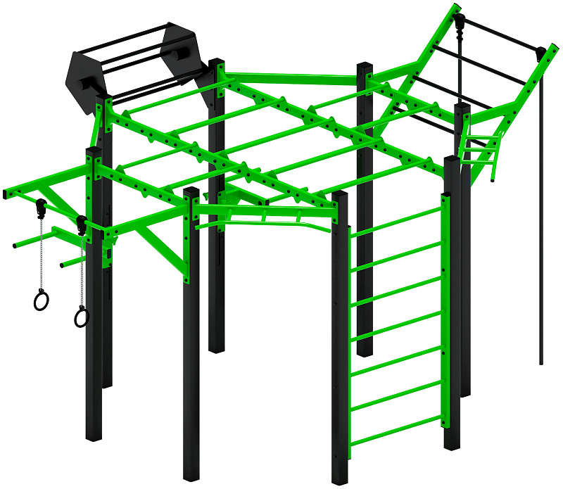 Многофункциональный спортивный комплекс (зеленый) МК 100.01-02