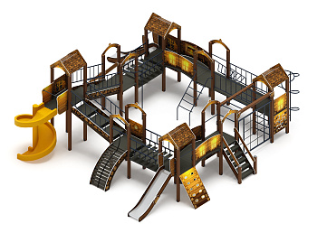 Остров детства (ЭКО) - ДИК 2.01.8.02-02.И1 - Игровой комплекс H=1200 H=2000