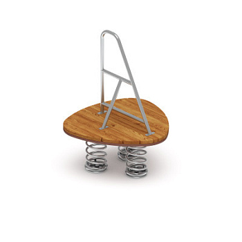 Качалка на пружине (Лиственница темный) ИО 23.24.02-01