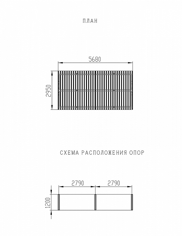 Пергола - МФ 77.03.02-01 /без поликарбоната/