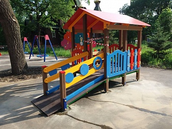 Манеж с навесом Домик - ДОВ 30.01.01 - Забота (Счастливое детство)