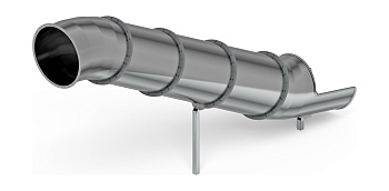 Горка тоннельная прямая 2000 нержавеющая сталь SNSР 2000.764