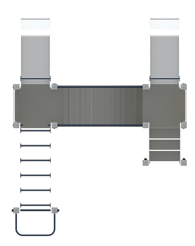 Карапуз (Граффити) - ДИК 1.001.04-03 - Игровой комплекс Н=750