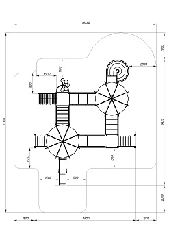Карнавал (Шапито) - ДИК 2.22.04-01.И1 - Игровой комплекс H=1200 H=2000