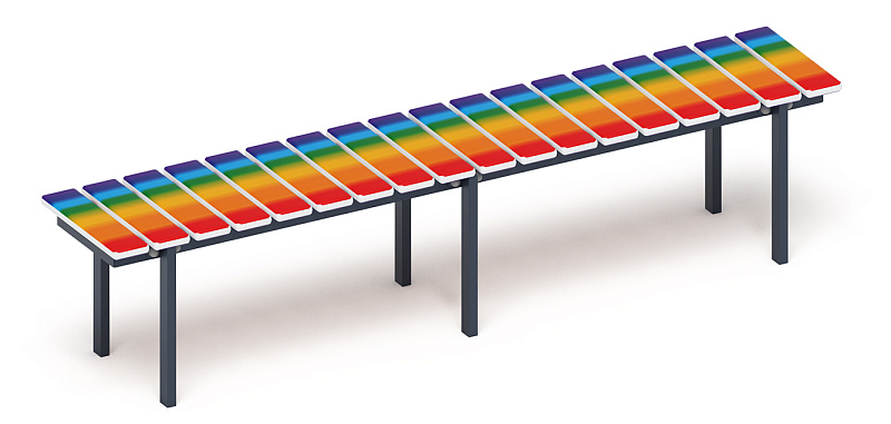 Скамья - МФ 42.01.15 (Радуга)