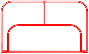 СО 2.60.01-02 Ворота хоккейные (с креплением сетки)