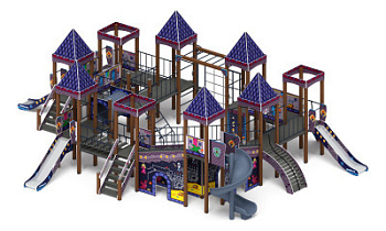 Замок (Пиксель) - ДИК 2.18.12-03.И1 - Игровой комплекс H=900 H=1200 H=2000