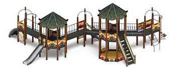 Карнавал (шанхай) - ДИК 2.22.07-02 - Игровой комплекс H=1200