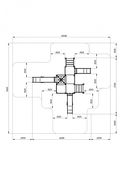 Морской - ДИК 2.17.04-01 - Игровой комплекс H=900 H=1200 H=1500