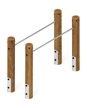 Брусья (лиственница темный) СО 2.50.10-Л.И1.01