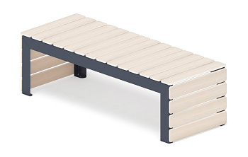 Скамья - МФ 42.02.03-01 (Беленый дуб) Г:580  (под анкера)