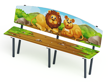 Скамейка детская Саванна - МФ 41.01.01-01.И1