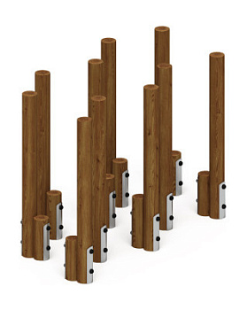 Бум-лабиринт (Лиственница темный) СО 2.55.04-Л.И1.01